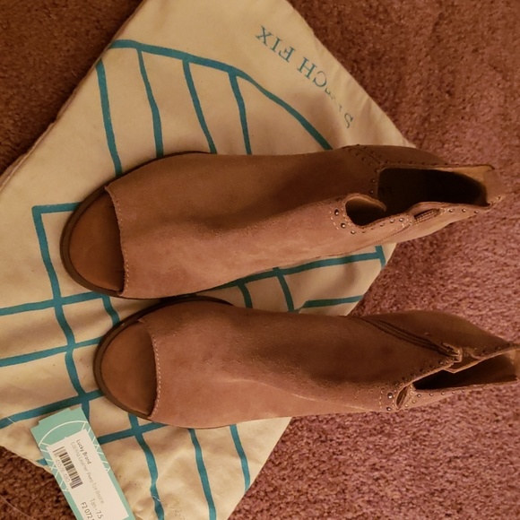 Stitch Fix peep toe booties - Picture 2 of 3